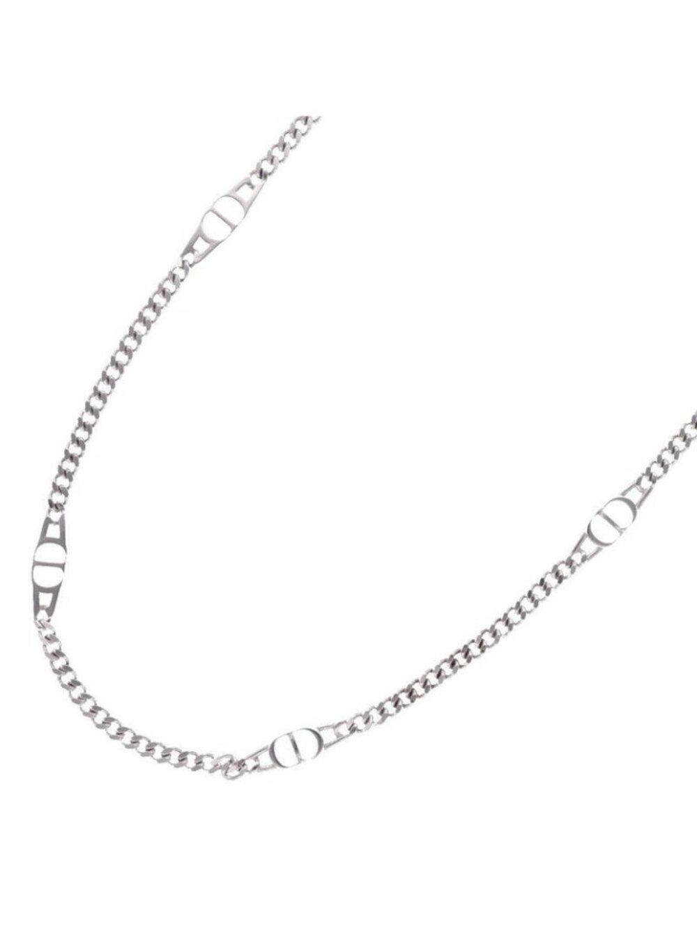 Dior CD Icon Silver Necklace